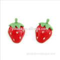 cute strawberry earring stud fake alloy earring piercing handmade earring jewelry (EA80001)